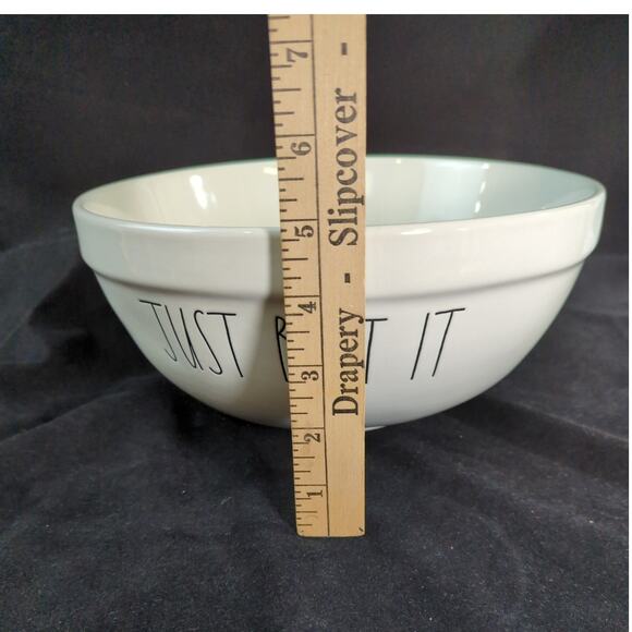 Rae Dunn Large Ceramic Mixing Bowl Just Beat It 10" 4 Quart - Picture 6 of 7